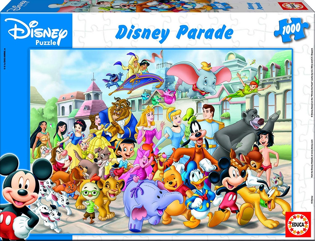 Puzzle 1000 piezas Desfile Disney Educa Multitaller